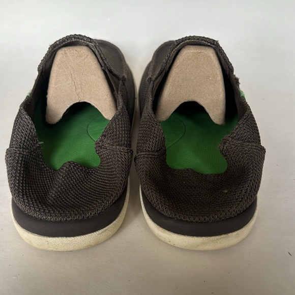 SANUK Vagabond Tripper Mesh Olive Green/Brown Size 10 $65 EUC - Picture 9 of 11